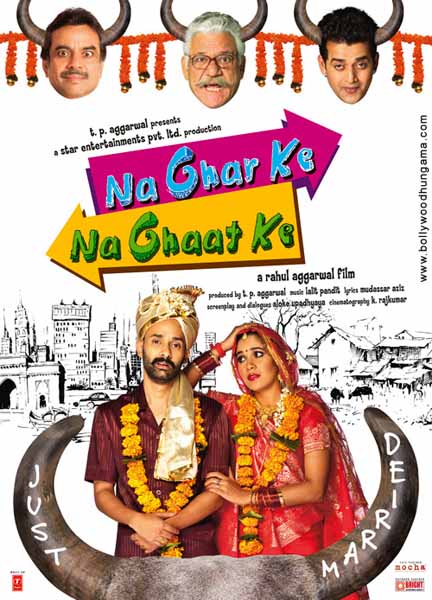 Дивитись Простаки / Na Ghar Ke Na Ghaat Ke (2010) DVDRip